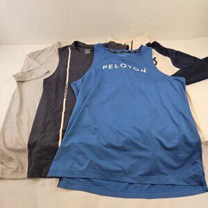 Peloton Mens Shirt Bundle Size Small Four Laps Rhone Tanks + Tee + Long Sleeve